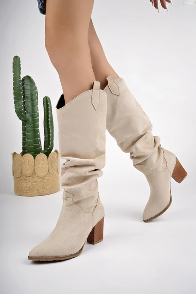 Muggo ILKN05 Kovboy Kadın Çizme - 3