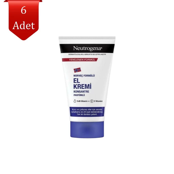 Neutrogena El Kremi Konsantre Parfümlü 50 Ml x 6 Adet