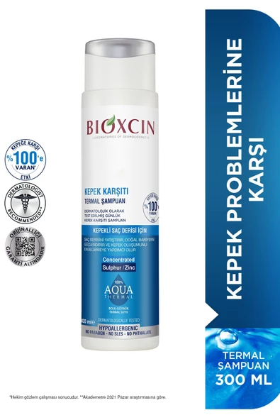 Bioxcin Kepek Karşıtı Termal Şampuan 300 Ml - Resim 5