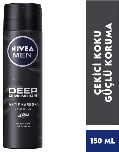 Nivea Deodorant Erkek - Deep Dimension Dark Wood