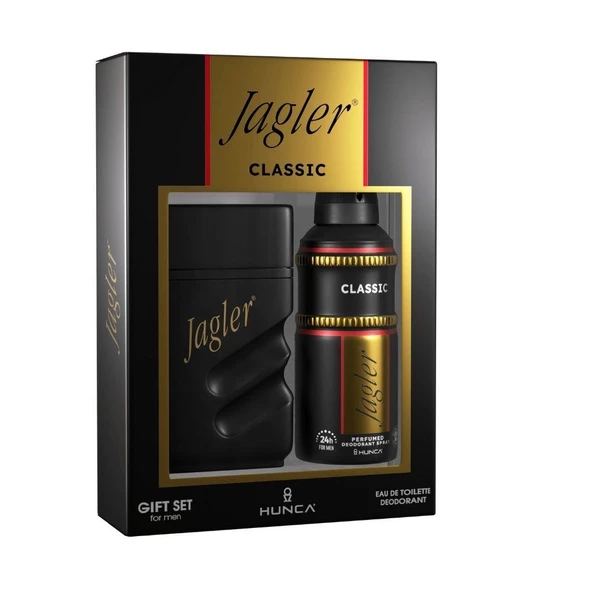 Jagler Classic 90 ml EDT + 150 ml Deodorant Erkek Gofre