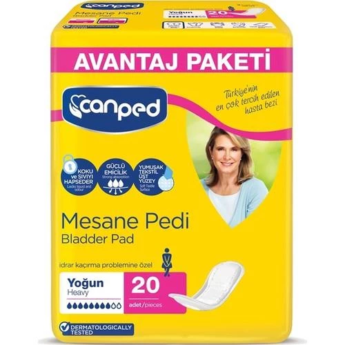 Canped Avantaj Mesane Pedi 20 Adet // L-Yoğun