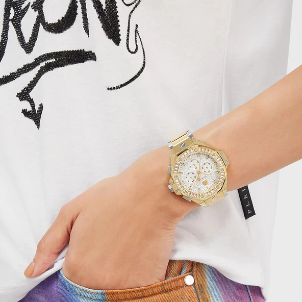 Philipp Plein PWPSA0324 Unisex Kol Saati - Resim 4