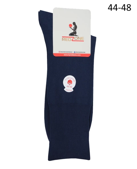6 Adet Büyük Beden Redzone Diyabet Çorap Siyah - 3