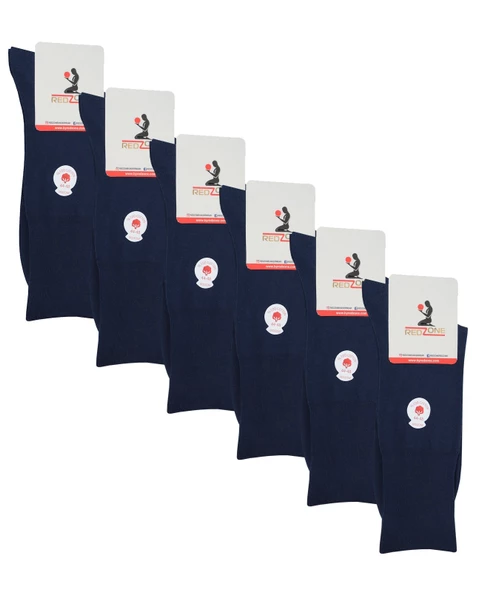 6 Adet Büyük Beden Redzone Diyabet Çorap Siyah - 2