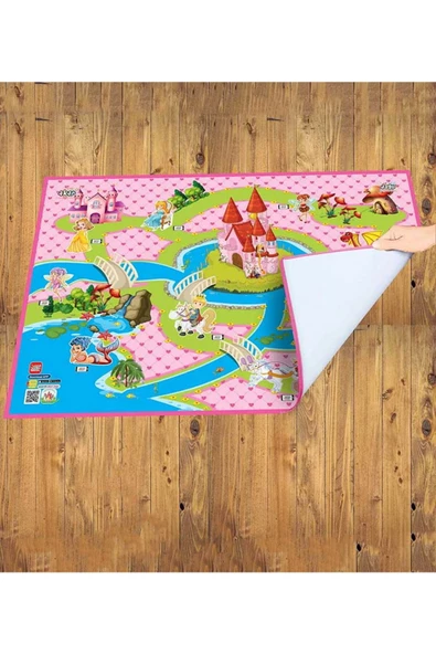 Prenses Oyun Halısı 150x100 Cm - Mavi Su Dünyası - 3