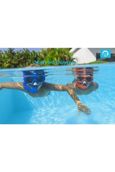 Çocuk Şnorkel Set Explora 7+ - Mavi Su Dünyası - 6