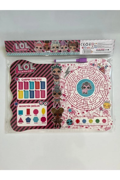 LOL Görünümlü Çocuk Yazı Tahtası - 2