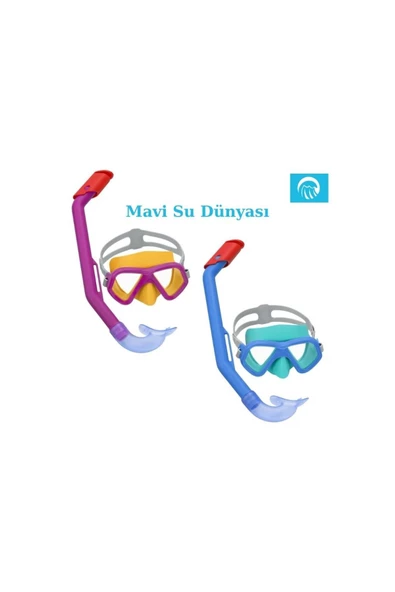 Çocuk Şnorkel Set 4+ - Mavi Su Dünyası - 3