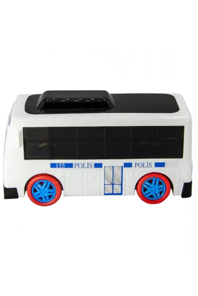 Sevimli Pilli Okul Otobüsü-360 Derece Dönüş Kapasiteli-Müzikli - Mavi Su Dünyası - 3