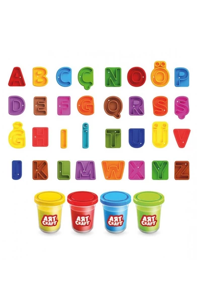 Alfabe Hamur Set 224 Gr Alfabeyi Öğreniyorum - 3