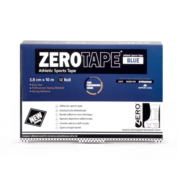 Zerotape Mavi 3,8cm x 10m Sporcu Tespit Bandı - 4