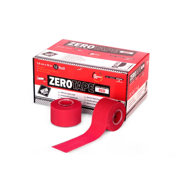 Zerotape Kırmızı 3,8cm x 10m SporcuTespit Bandı - 3