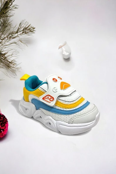 Memory Foam Tabanlı Cırt Cırtlı Unisex Çocuk Spor Sneakers - 2