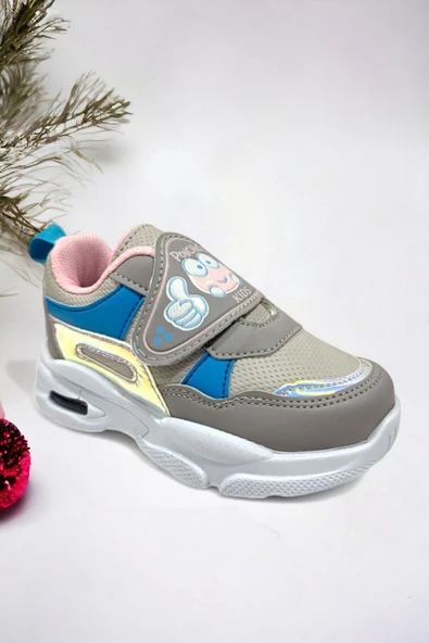Memory Foam Tabanlı Işıklı Kız Çocuk Bebek Spor Sneakers - 2