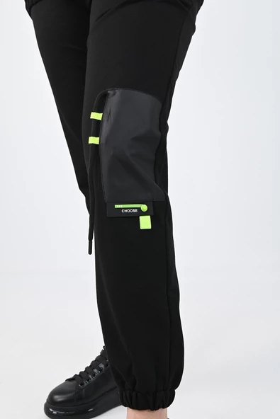 Kadın Büyük Beden Harmony Baskı Detaylı Eşofman Takımı 8079-24 - 5