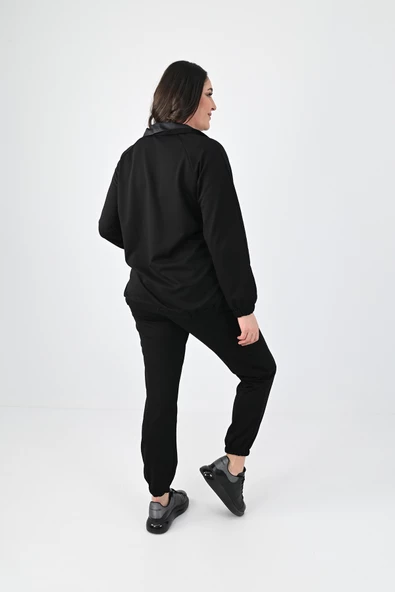 Kadın Büyük Beden Harmony Baskı Detaylı Eşofman Takımı 8079-24 - 3