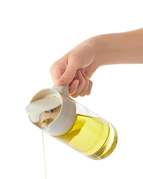 Fonksiyonel Yağlık - Cam Sirkelik, Yağdanlık - Mini Sürahi - 500 ML - 5