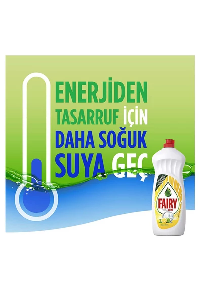 Fairy Temiz & Ferah Sıvı Bulaşık Deterjanı 2600 ml Limon Kokulu Süper Ekonomik Paket - 5