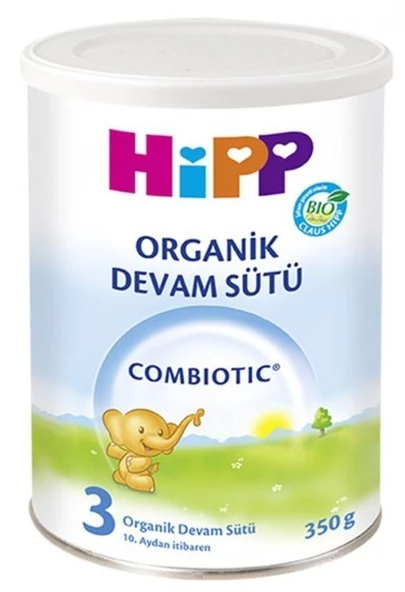 Hipp Organik Combiotic Bebek Sütü 350GR No:3 (4 Lü Set) - Resim 2