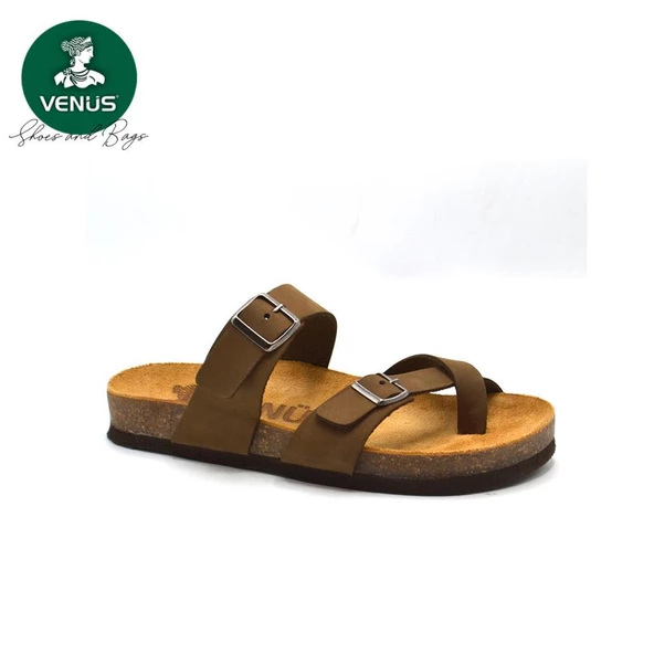 VENÜS 24320002Y MANTAR TABAN PARMAK ARASI DERİ KADIN TERLİK - 2