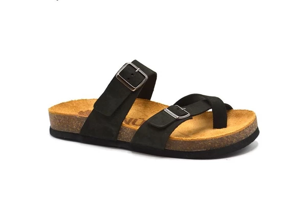 VENÜS 24320002Y MANTAR TABAN PARMAK ARASI DERİ KADIN TERLİK - 5