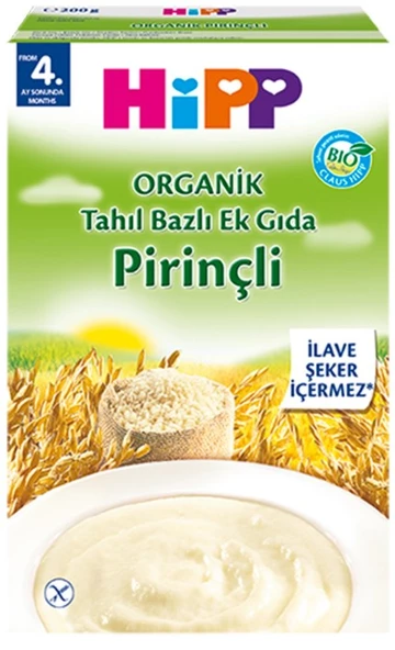 Hipp Organik Pirinçli Tahıl Bazlı Kaşık Maması 200Gr