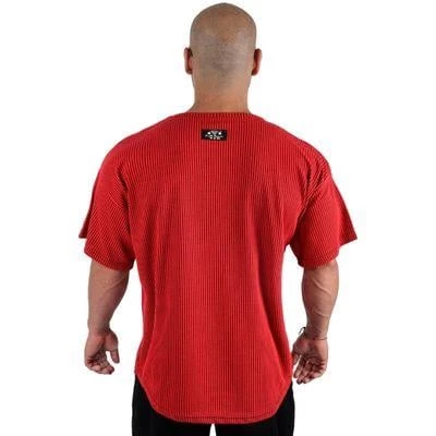 Full Power Gym Ragtop Tişört Kırmızı Siyah Çizgili - 3