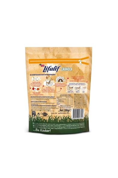 Lifalif Granola Kuruyemişli 200 g x 12 Adet - 4