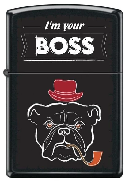 Zippo Im Your Boss Design Çakmak 218-102060 (3-2) ürün görseli