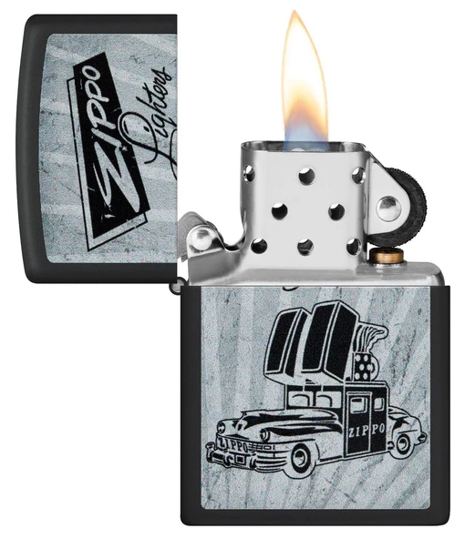 Zippo 218 Car Ad Design Çakmak  48572-103359 (3-2) - Resim 2