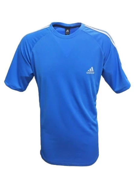 Adidas 2373 Erkek Sereno Mensh Kısa Kol Şeritli T-shirt