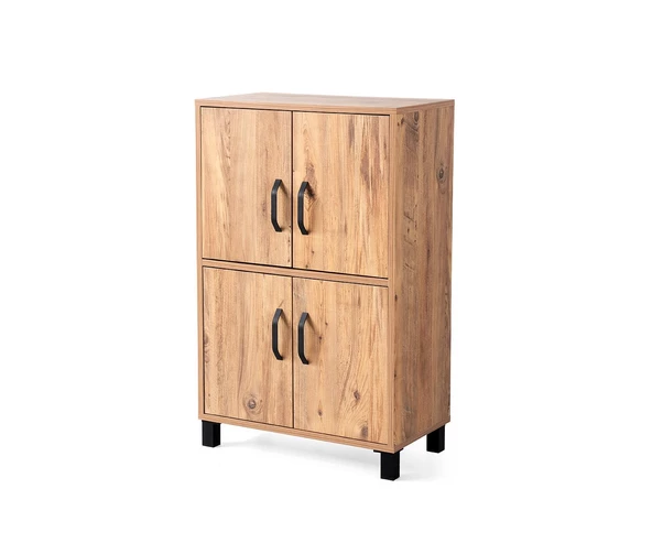 Gonca Kapaklı Çok Amaçlı Dolap Ayakkabılık 63x35x99cm - 3