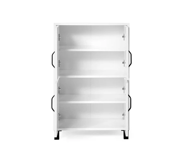 Gonca Kapaklı Çok Amaçlı Dolap Ayakkabılık 63x35x99cm - 2