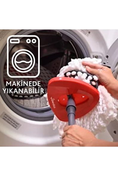 Vileda Turbo Classic Üçgen Mikrofiber Yedek Paspas - 5