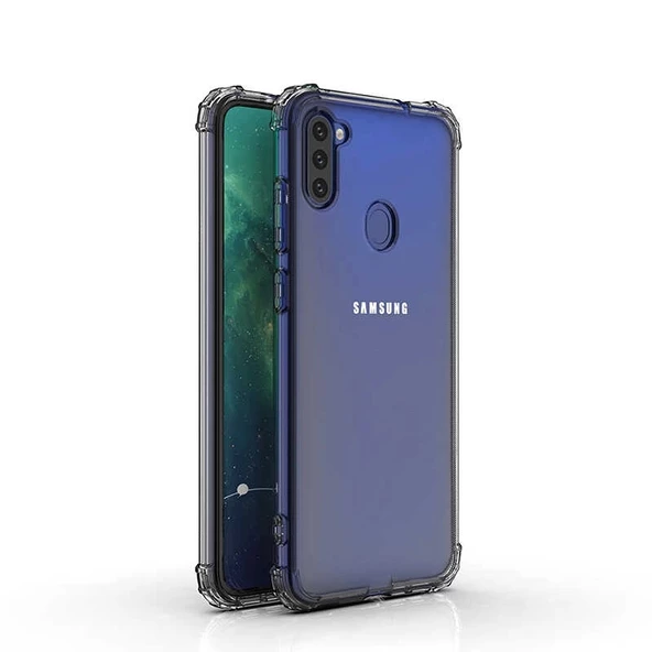 Samsung M11 Uyumlu Kılıf  Nitro Anti Shock Silikon