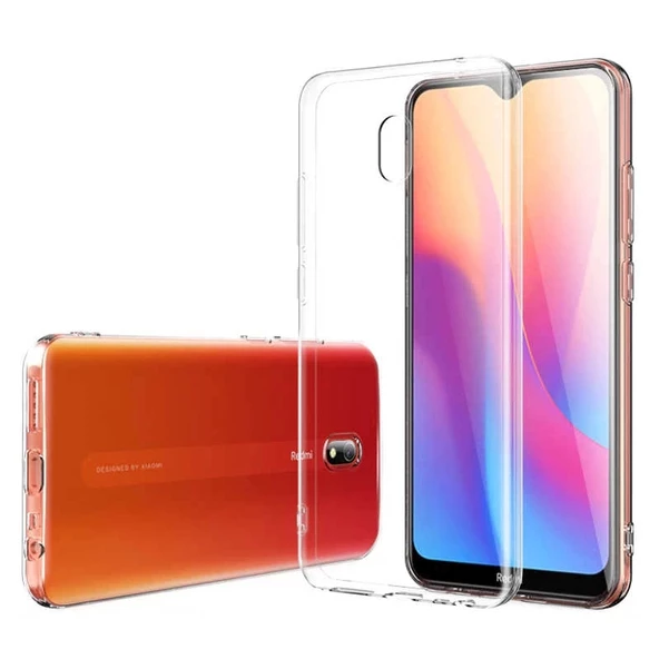 Xiaomi Redmi 8A Kılıf Süper Silikon Kapak