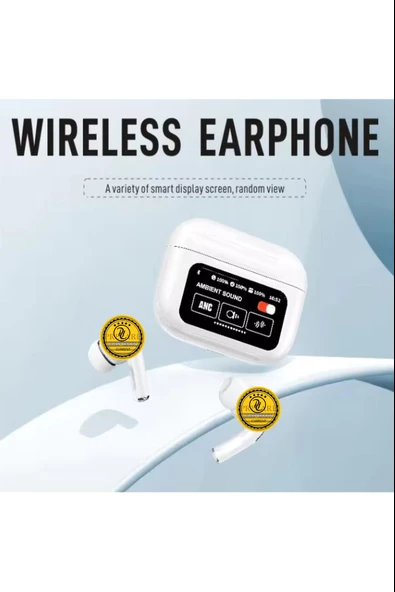 ANC/ENC Özellikli Arama Yanıtlama Müzik Çalar Arayüzlü Bluetooth Dokunmatik OLED Ekran 5.4 Kulaklık - 7