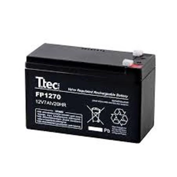 Ttec 12V 7AH-20HR Bakımsız Kuru Akü 2Kg Ups Uyumlu ürün görseli 1
