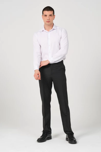 Erkek Regular Fit Kumaş Pantolon - 12