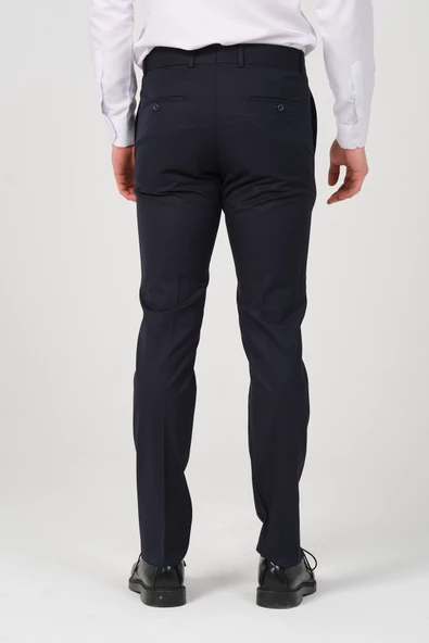Slim Fit Erkek Kumaş Pantolon - 12