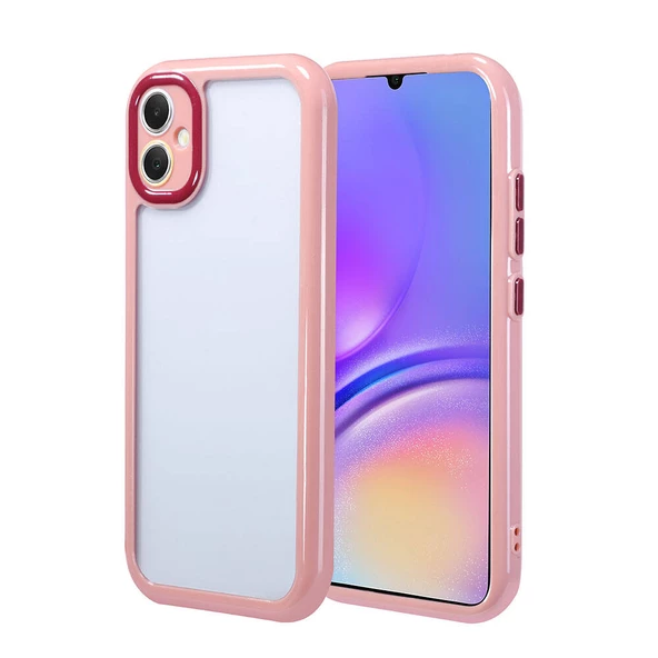 Samsung Galaxy A05 Kılıf Kamera Korumalı Renkli Kenar ve Çerçeve Tasarımlı Vitamin Kapak - 6