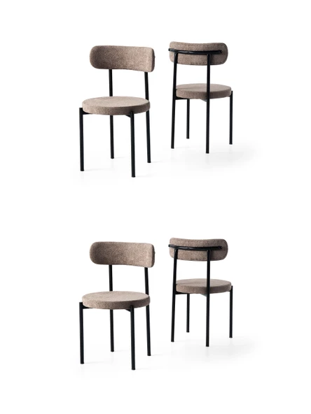 Alfa Metal Mutfak Sandalyesi 4 Lü Set - 4
