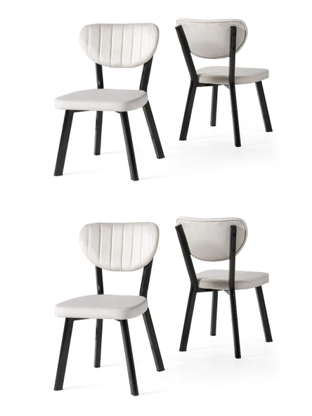 Star Demir Mutfak Sandalyesi 4 Lü Set - 8