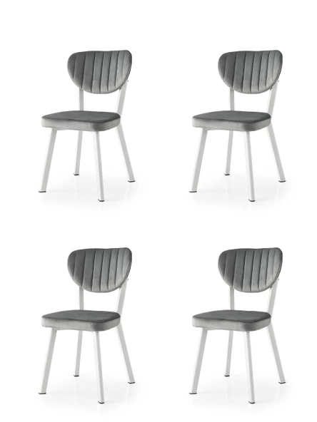 Star Demir Mutfak Sandalyesi 4 Lü Set - 3