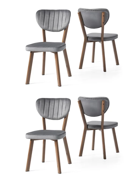 Star Demir Mutfak Sandalyesi 4 Lü Set - 2