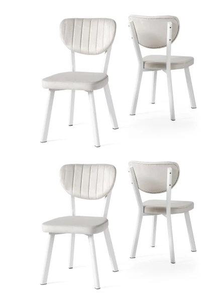 Star Demir Mutfak Sandalyesi 4 Lü Set - 9