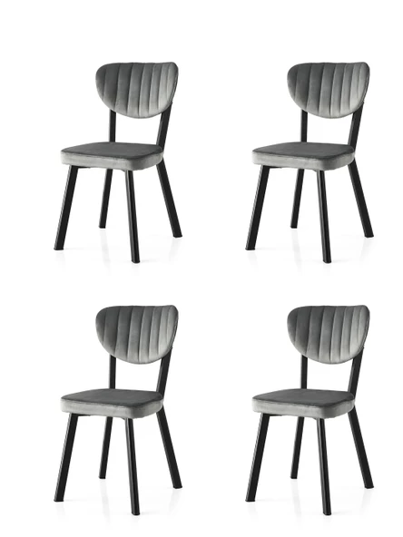 Star Demir Mutfak Sandalyesi 4 Lü Set - 6