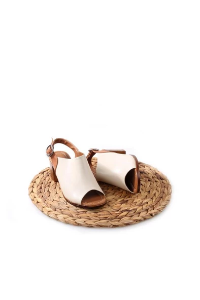 Papuçcity Frzn 02874 6 Cm Kadın Topuklu Sandalet - 7