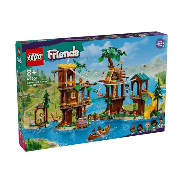 42631 Lego Friends Macera Kampı Ağaç Ev 1128 parça +8 yaş